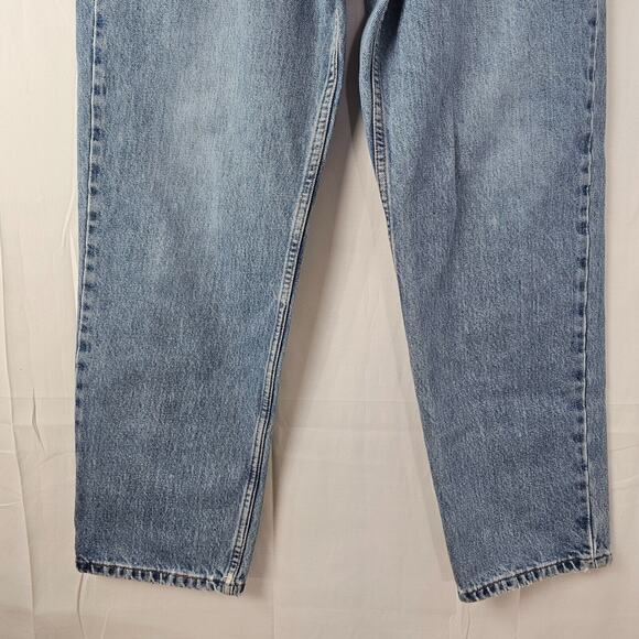 Vtg Levis 550 Relaxed Fit Jeans Size Tag 36x31 Act 34x30 Blue Tapered Denim Y2K - Picture 2 of 14